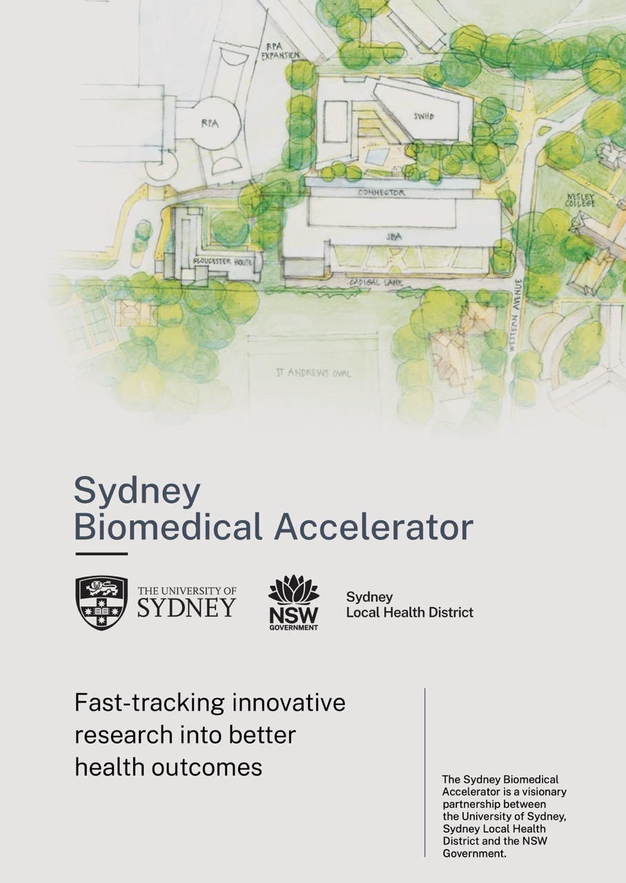 Sydney Biomedical Accelerator Illustration
